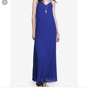 Express Accordian Chiffon Dress